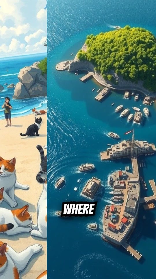 Aoshima: The Cat Island Where Felines Reign Supreme