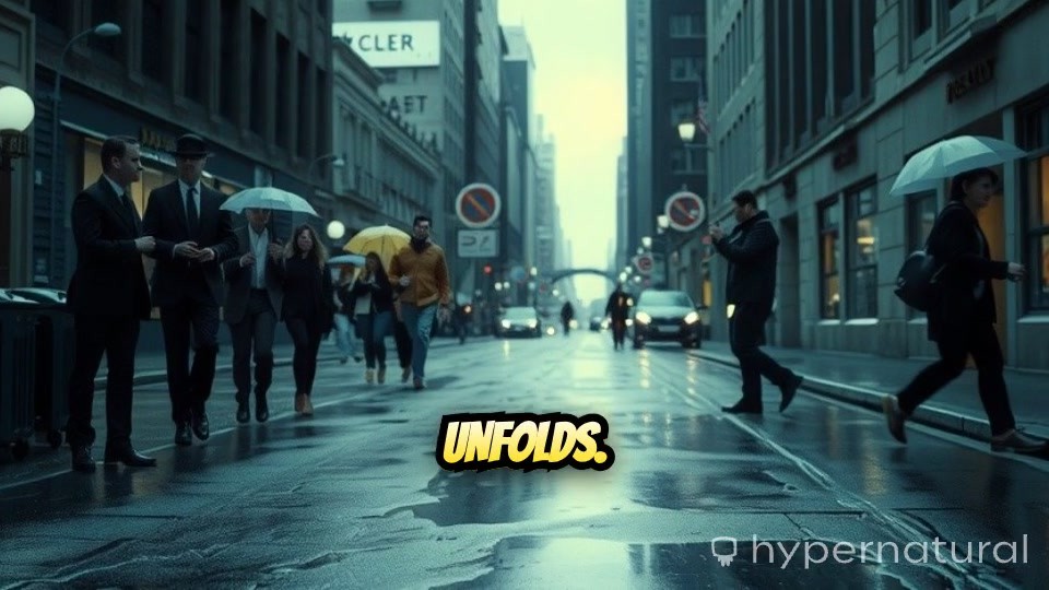 Small Dog Pulling a Cart with a Girl in the Rain