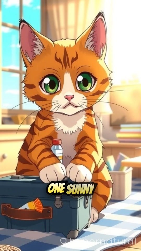 Cat and Tiger's Beach Adventure