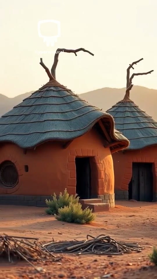 Dawn in an African Village