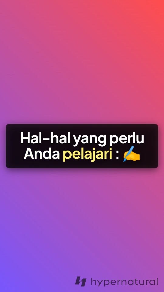 Kunci Kehidupan yang Harus Dipahami
