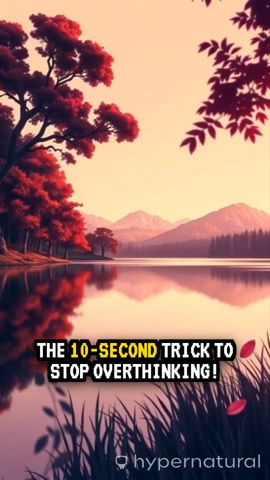 Stop Overthinking in 10 Seconds!