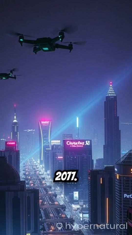 Neon Dreams: A Night in a Futuristic African City