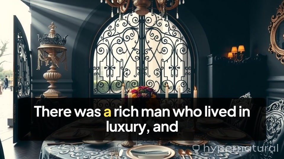 The Tale of Lazarus and the Rich Man