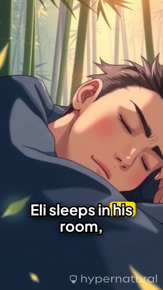 Eli's Dreamy Encounter with the Coffee-Sipping Panda