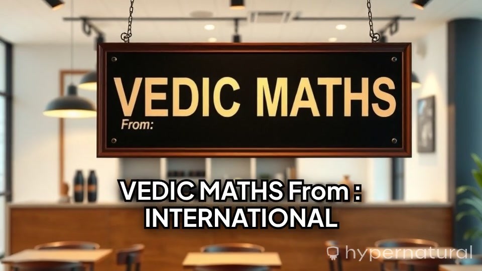 Unlock Your Math Skills with Vedic Mathematics