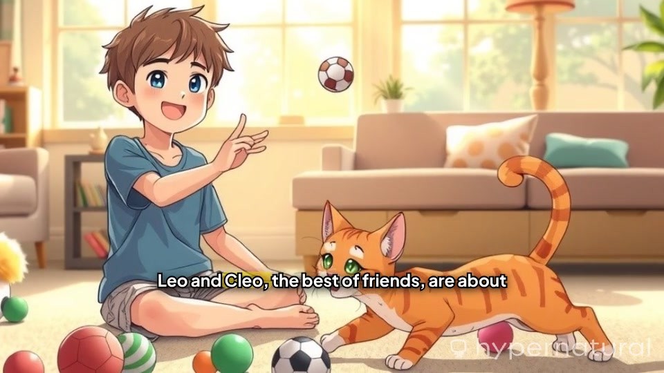 Amazing Moments: Kid and Cat Playtime