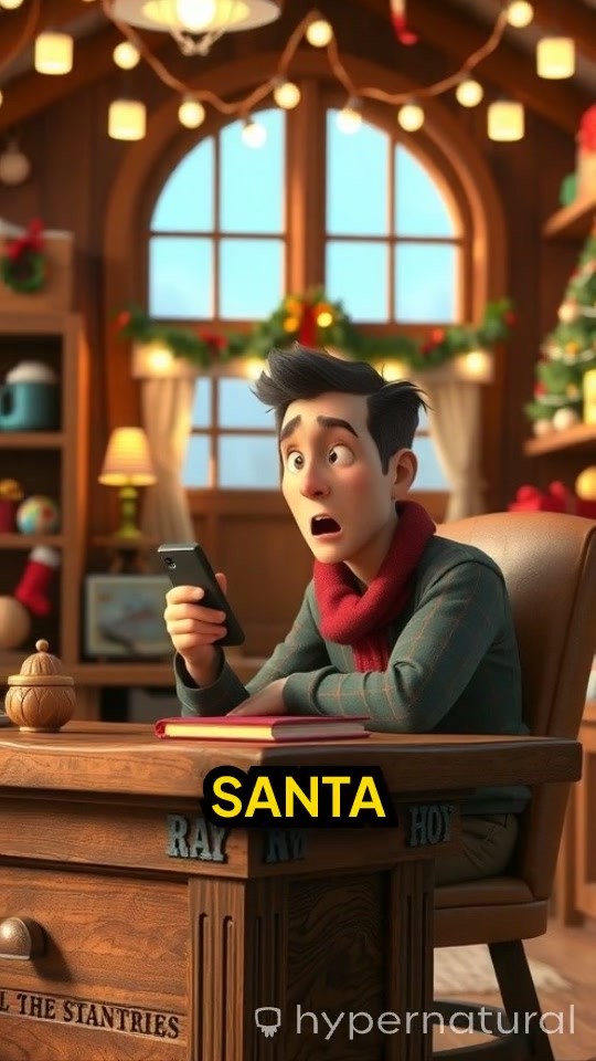 Santa's Nice List Message for Billy