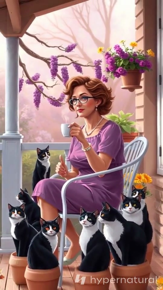 Agnes and the Stray Cat Family