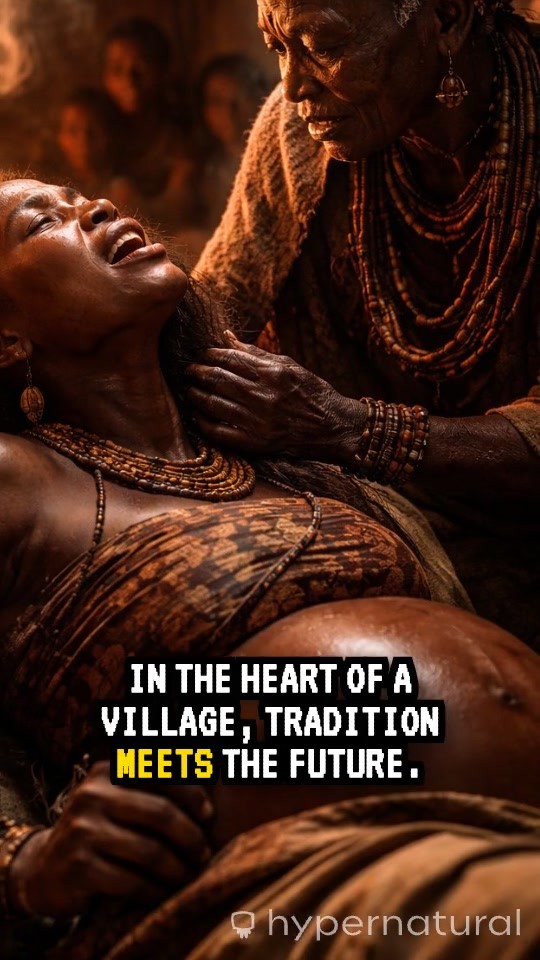 Echoes of Tradition: A Birth in Time