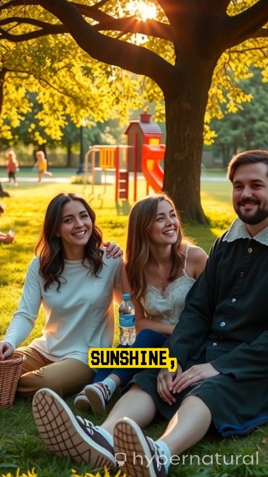 Children Playing with Cats in the Park