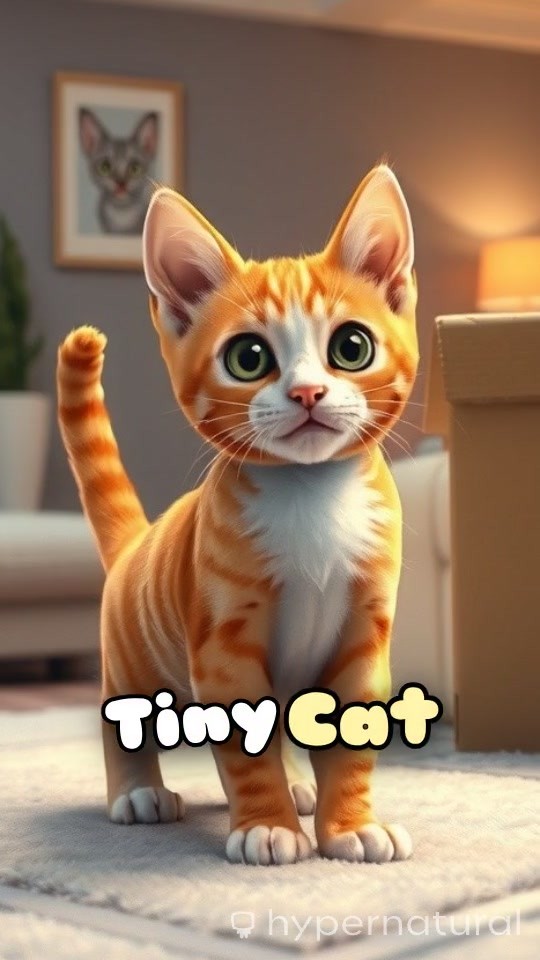 Tiny Cat, Big Heart: The Superhero Transformation!