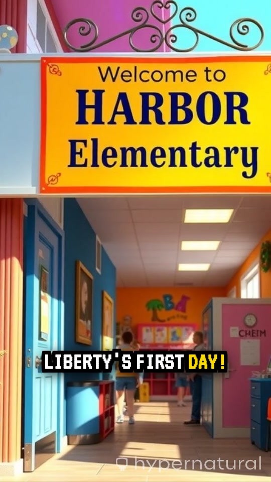 Liberty Lights Up Her First Day!