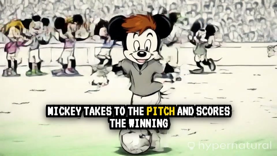 Mickey's Celebratory Victory and Triumph