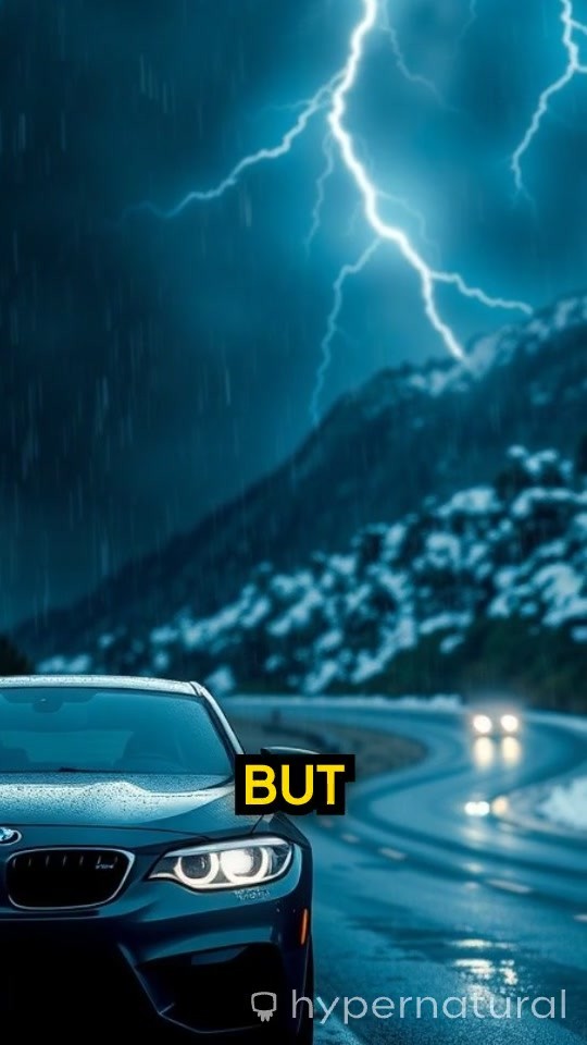 BMW Handling in a Snow Storm