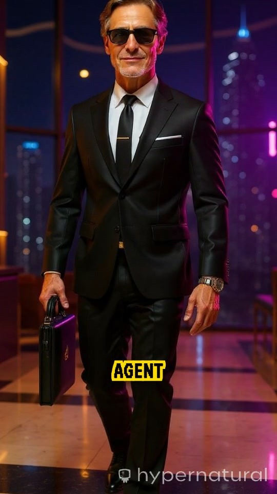 Gold and Shadows: The Futuristic Agent