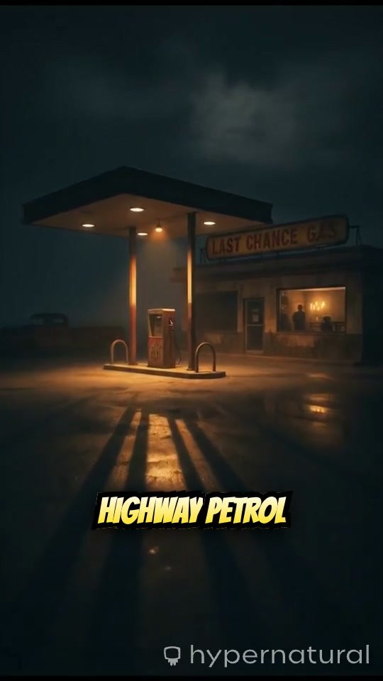 Eerie Descent: The Haunting at the Abandoned Petrol Pump