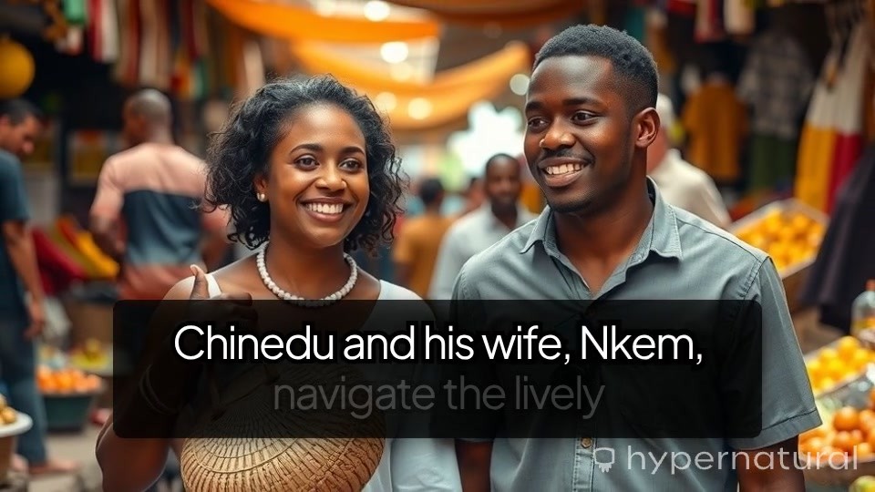 Chinedu and Nkem: A Market Day Adventure