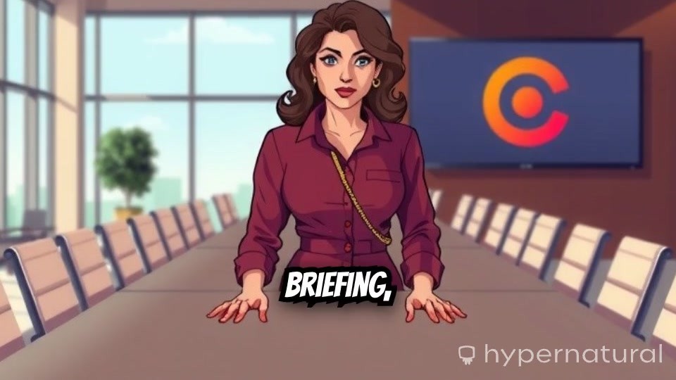Business Briefing by a Business Woman