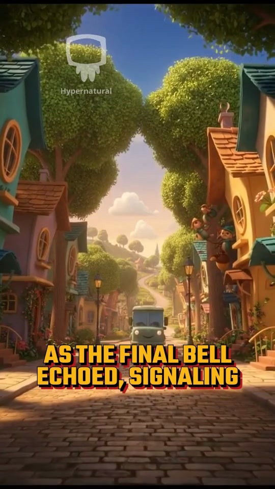 Two School Children Returning Home