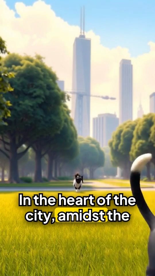 A Kind Encounter in the City Park