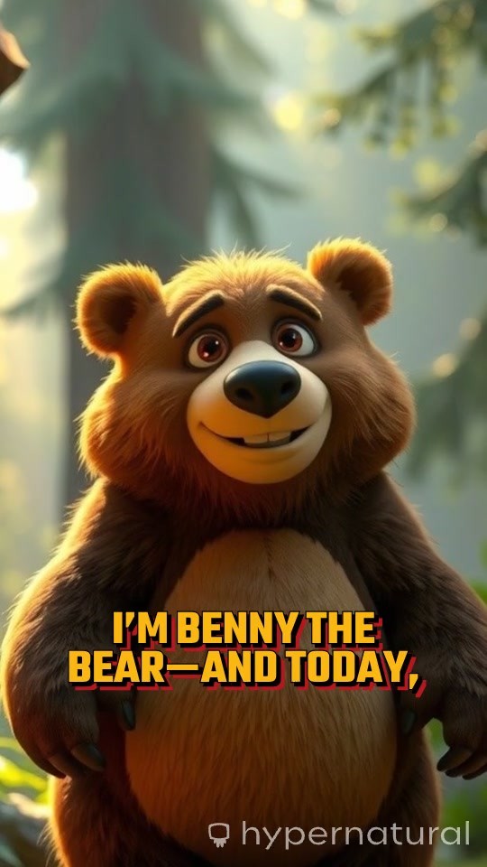 Benny the Bear Counts to 5!