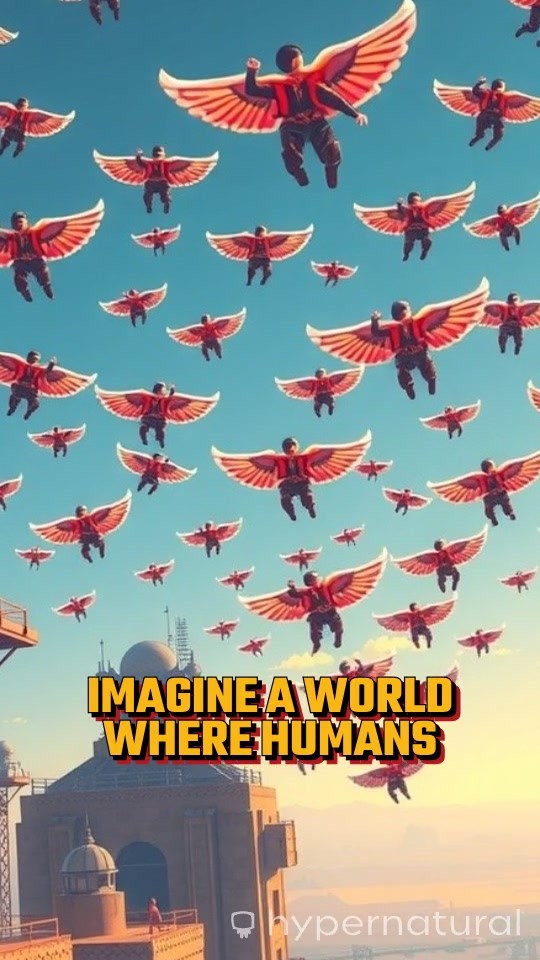 What If Humans Could Fly?