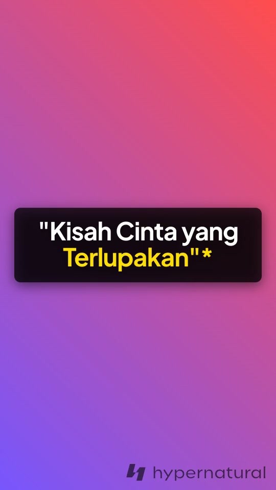 Cinta yang Hilang dan Ditemukan