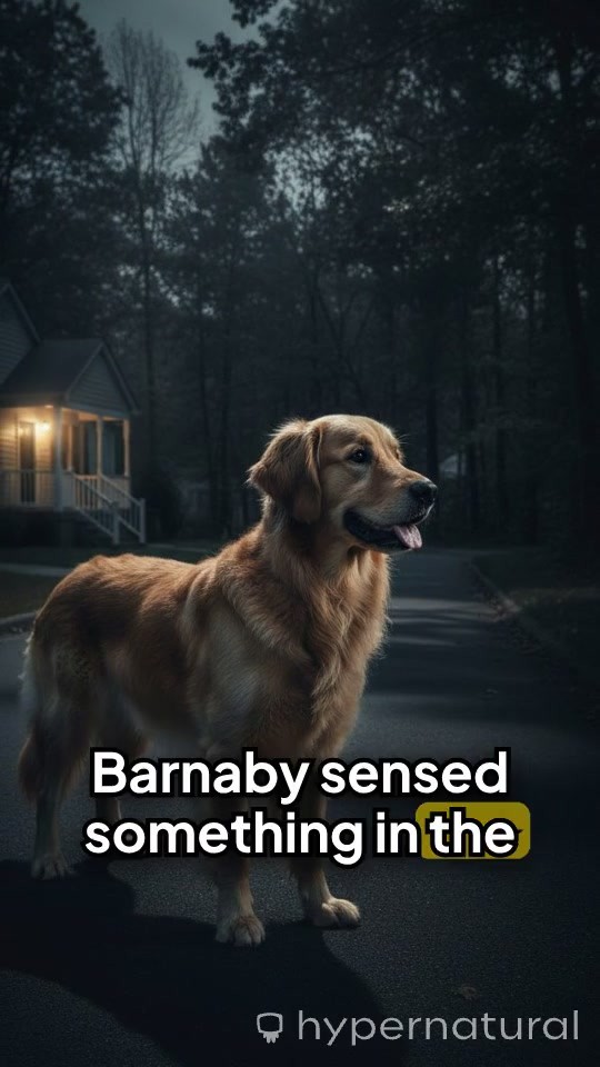 Bear and Dog Encounter at Night on Doorstep
