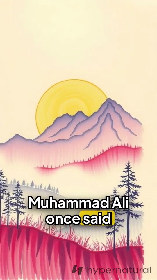 Suffer Now, Live as a Champion: The Ali Mindset