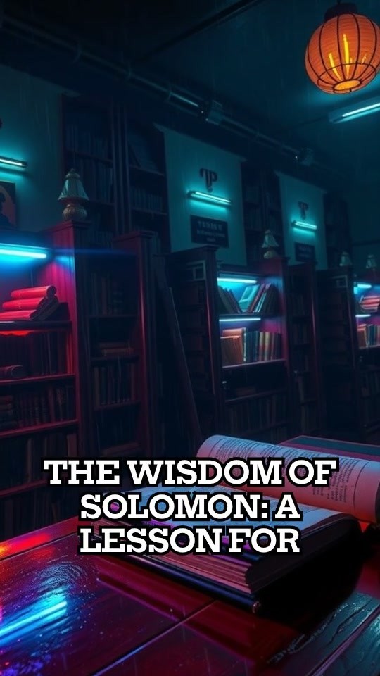 The Wisdom of Solomon: Lessons on Wise Decision-Making