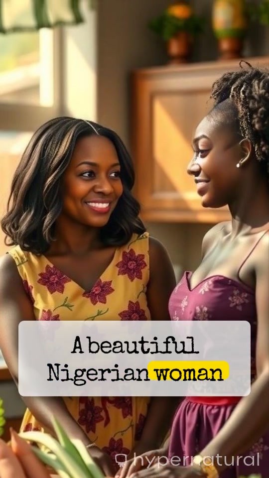 Nigerian Mother and Daughter Cooking Together