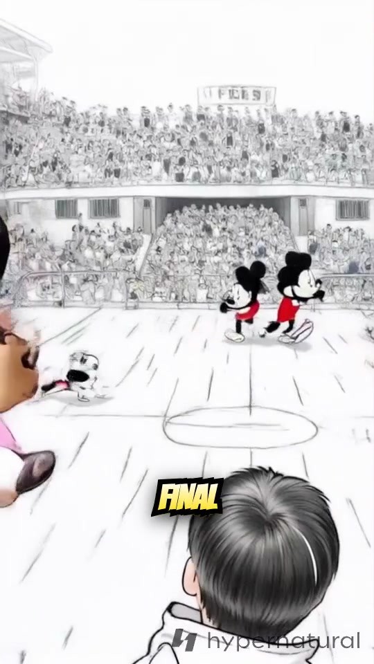 Mickey's Winning Goal in the Final Moments
