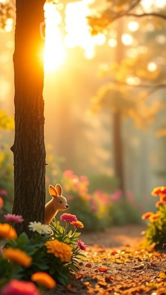 Magical Blue Feast in the Forest