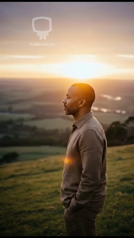 Sunset Over the Dry Fields: A Farmer's Struggle