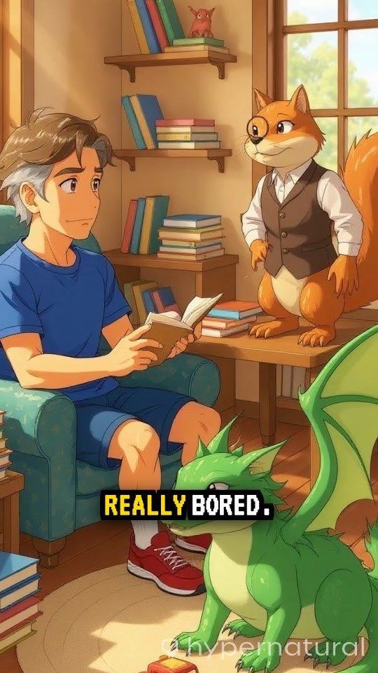 The Magical Journey of a Little Boy and His Glowing Book
