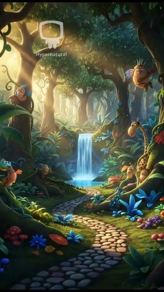 A Squirrel's Unexpected Encounter in the Jungle