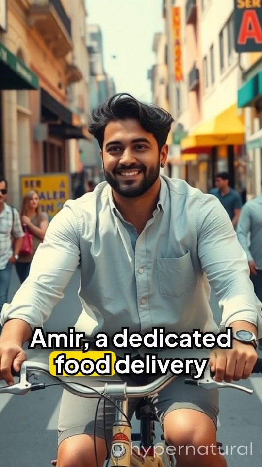 Amir's Food Delivery Adventure