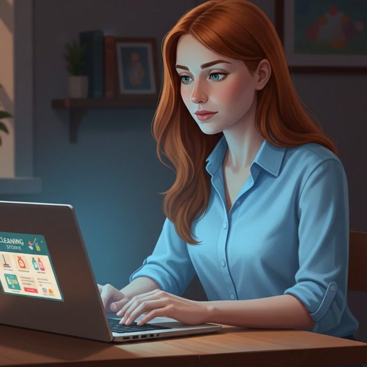 Eco-Friendly Shoppable Display Ads for Household Cleaning