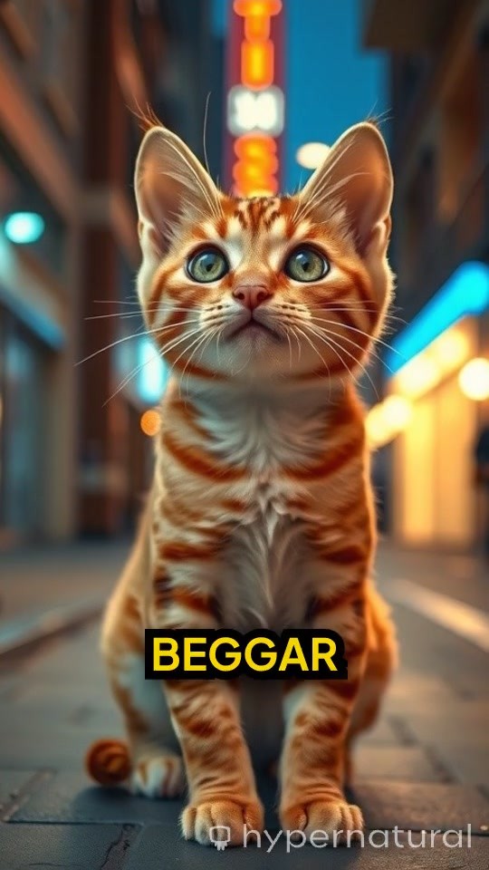 The Cat's Journey: From Begging to Business