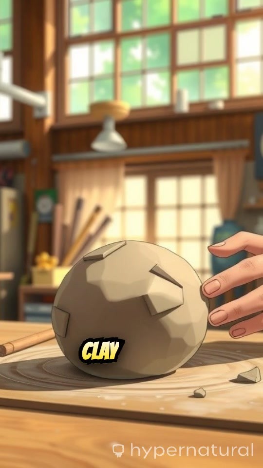 Artistic Transformations: Clay and Color in Harmony