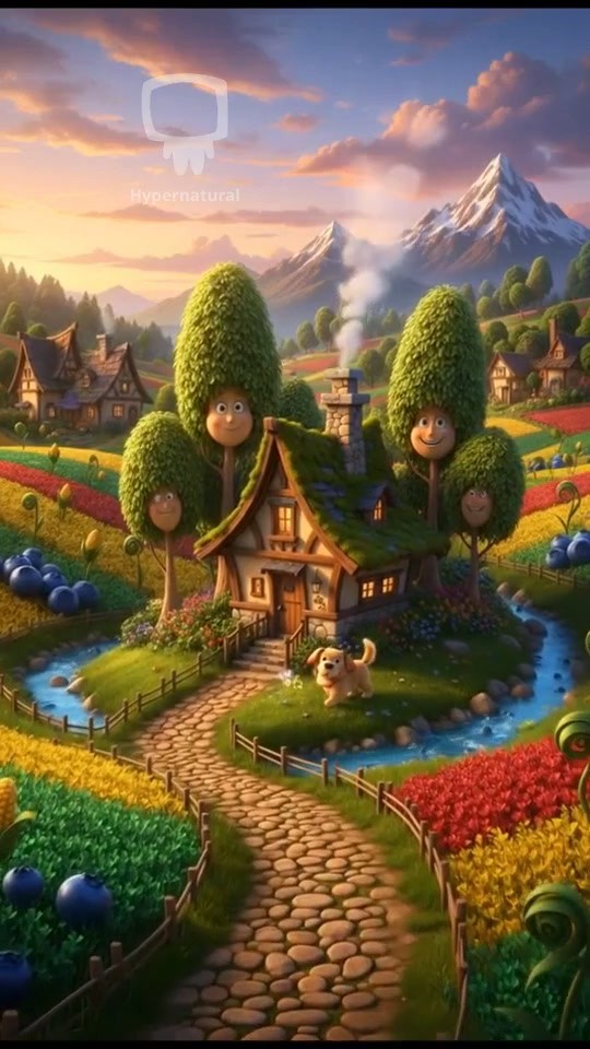 বাঙালি গ্রামের সূর্যাস্ত