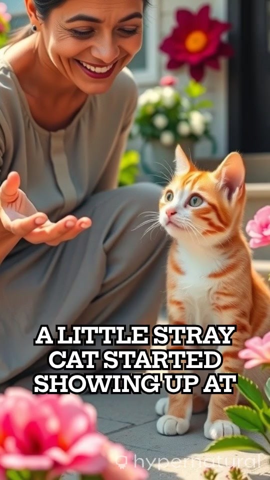 From Stray to Family: The Old Lady and the Cat