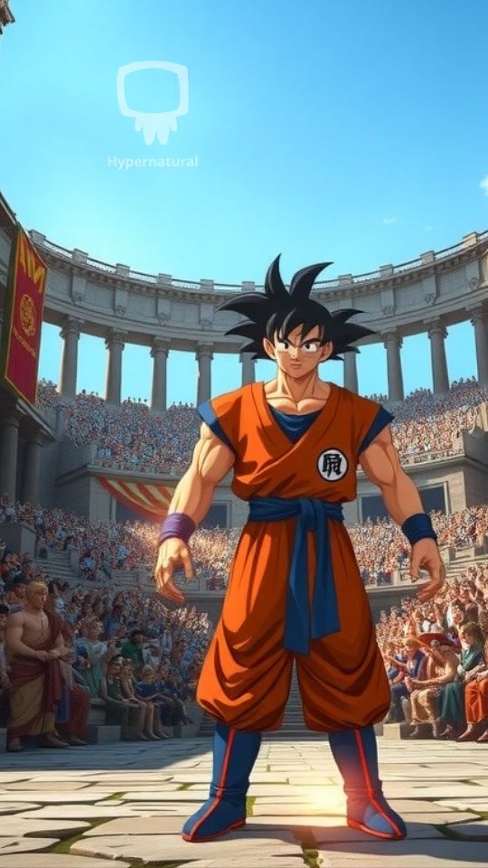 Goku vs. Praetorian Guards