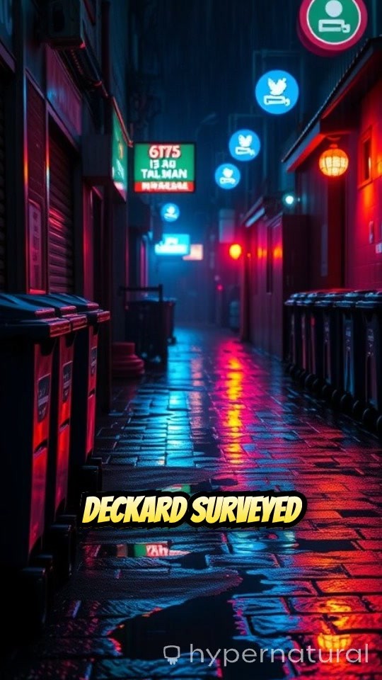 Neon Shadows: A Bladerunner Odyssey