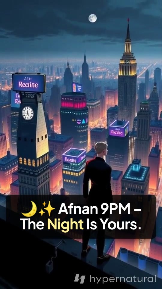 Own the Night with Afnan 9PM✨🌙