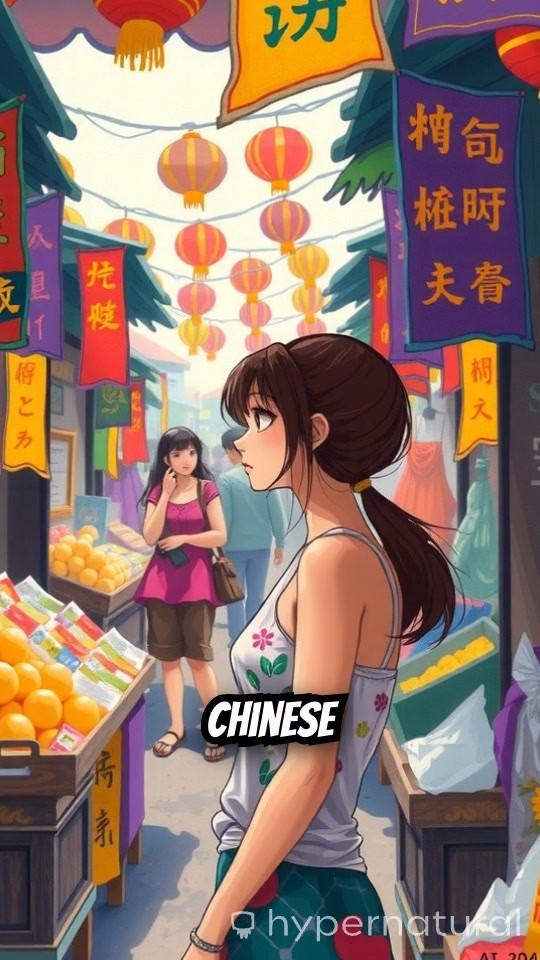 Chinese Girl Enjoying Pakistani Culture and Cuisine