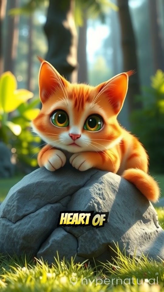 Brave Cat Defends Her Kids from Lion Attack