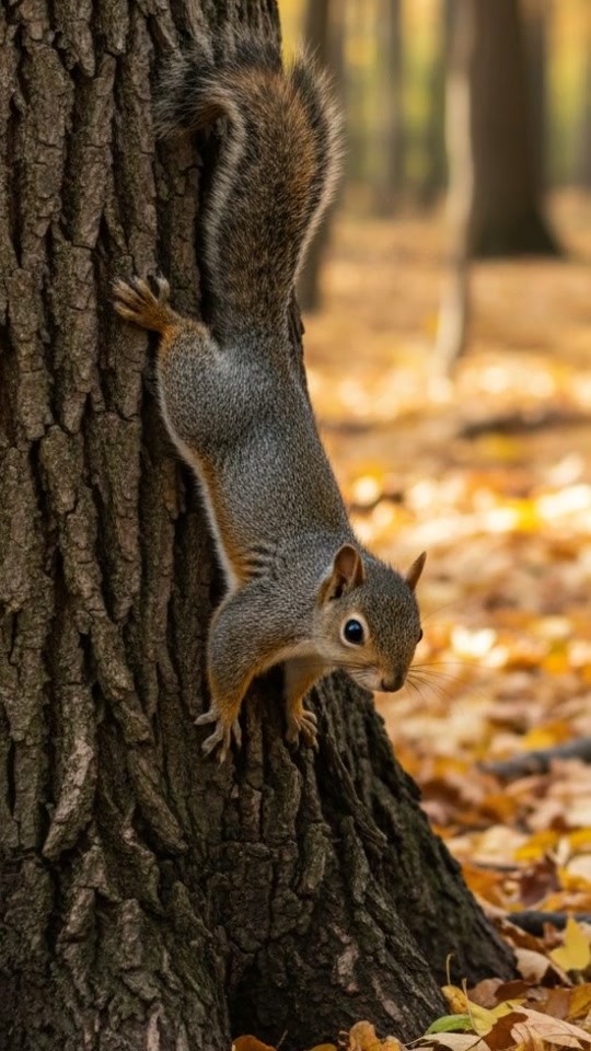 Acorn's Autumn Quest: The Perfect Hideaway!