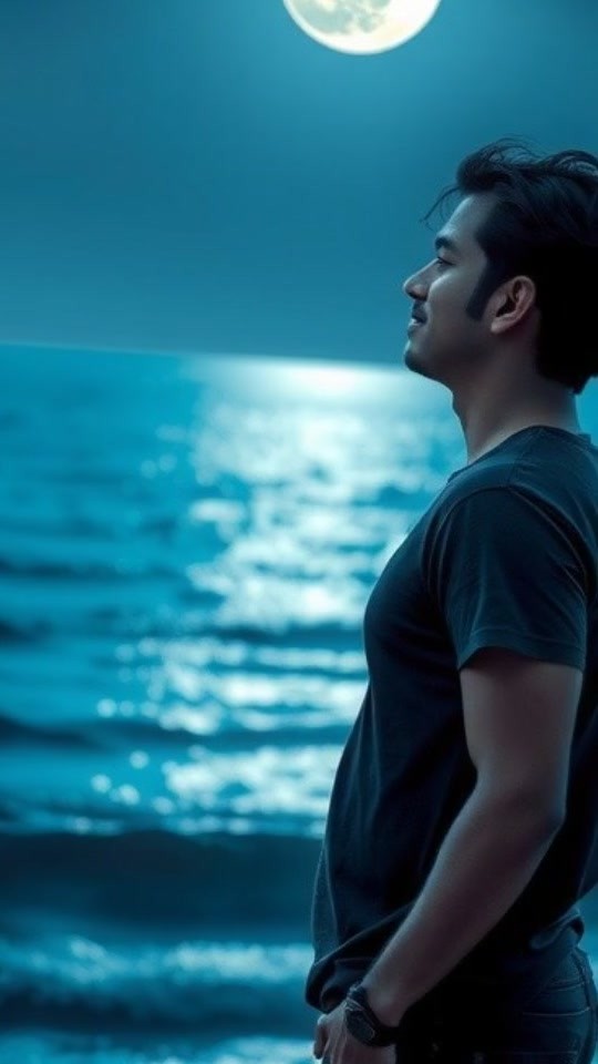 Moonlit Dreams by the Shore